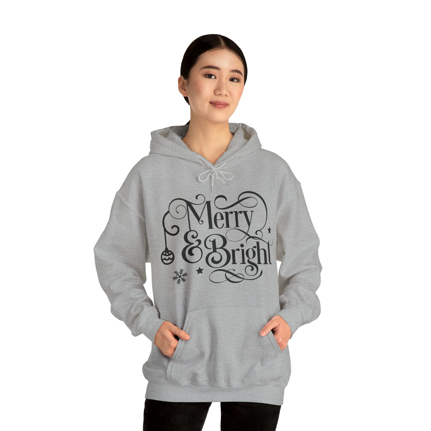 Merry and Bright Christmas Hoodie