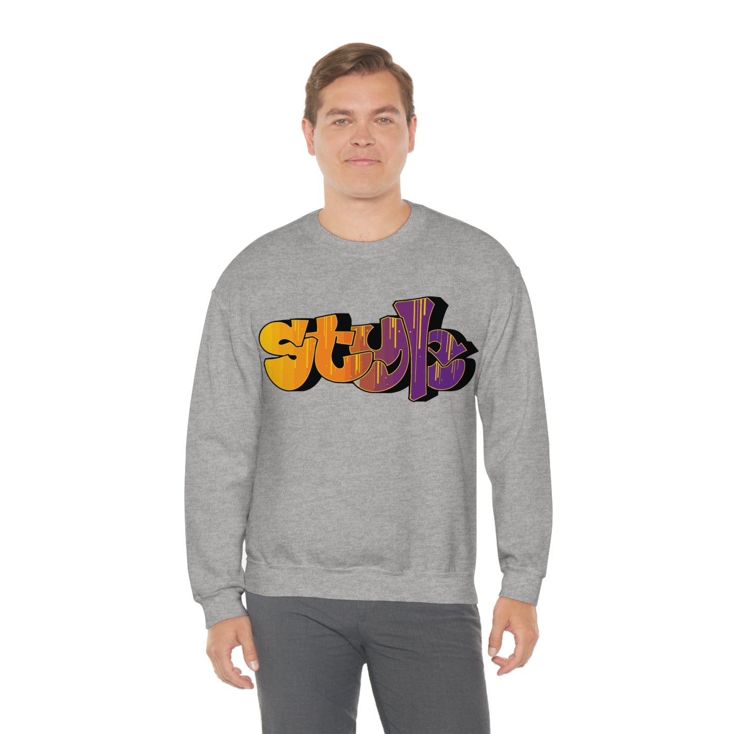 Style colorful graffiti Crewneck Sweatshirt