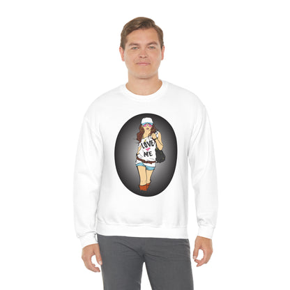 Love Me Lady Crewneck Sweatshirt