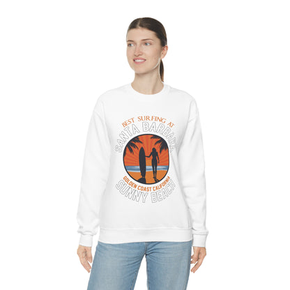 Santa Barbara sunny beach Crewneck Sweatshirt