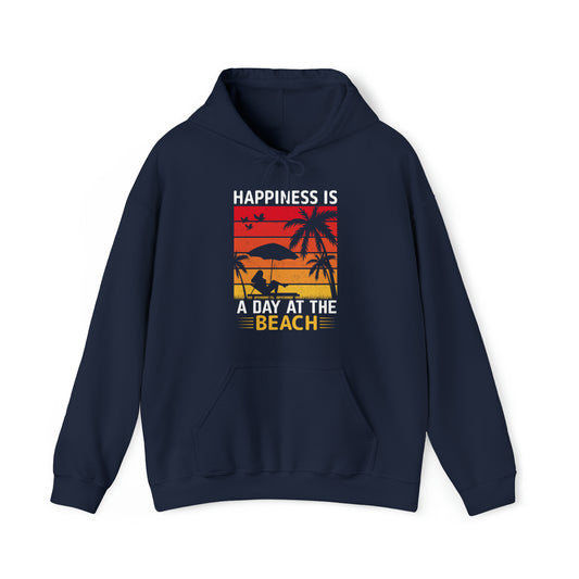 Happiness is at the beach Vintage Hoodie