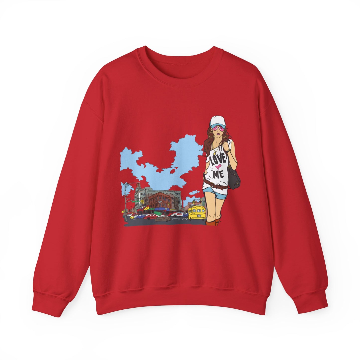 Street fashion Crewneck Sweatshirt