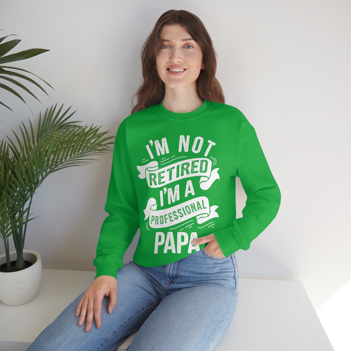 Professional Papa Crewneck Sweatshirt