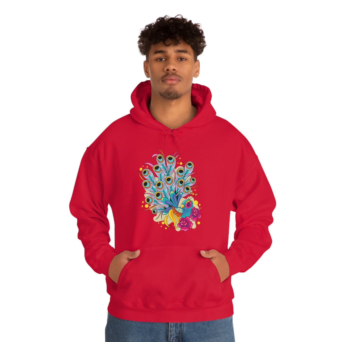 Colorful Peacock Hoodie