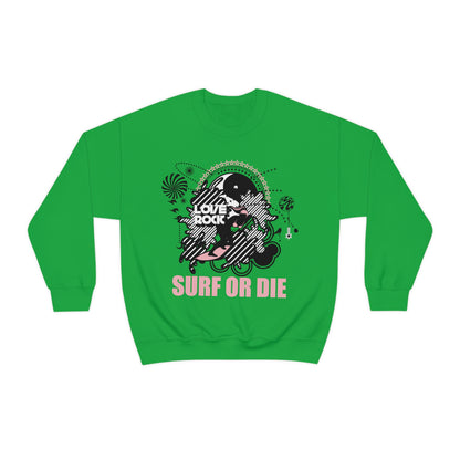 Surf or Die Crewneck Sweatshirt