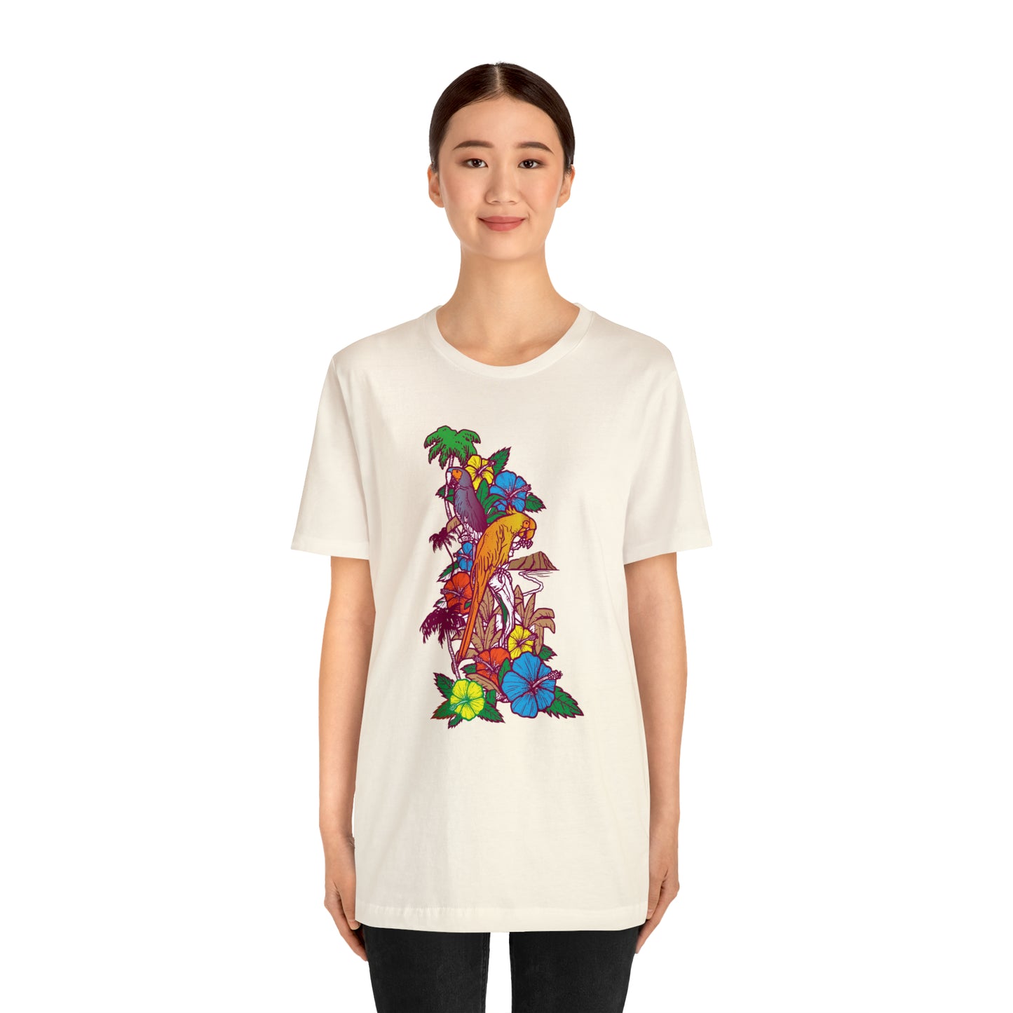 Parrot Jungle Floral T-Shirt