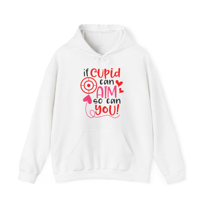 If cupid can aim so do you Hoodie