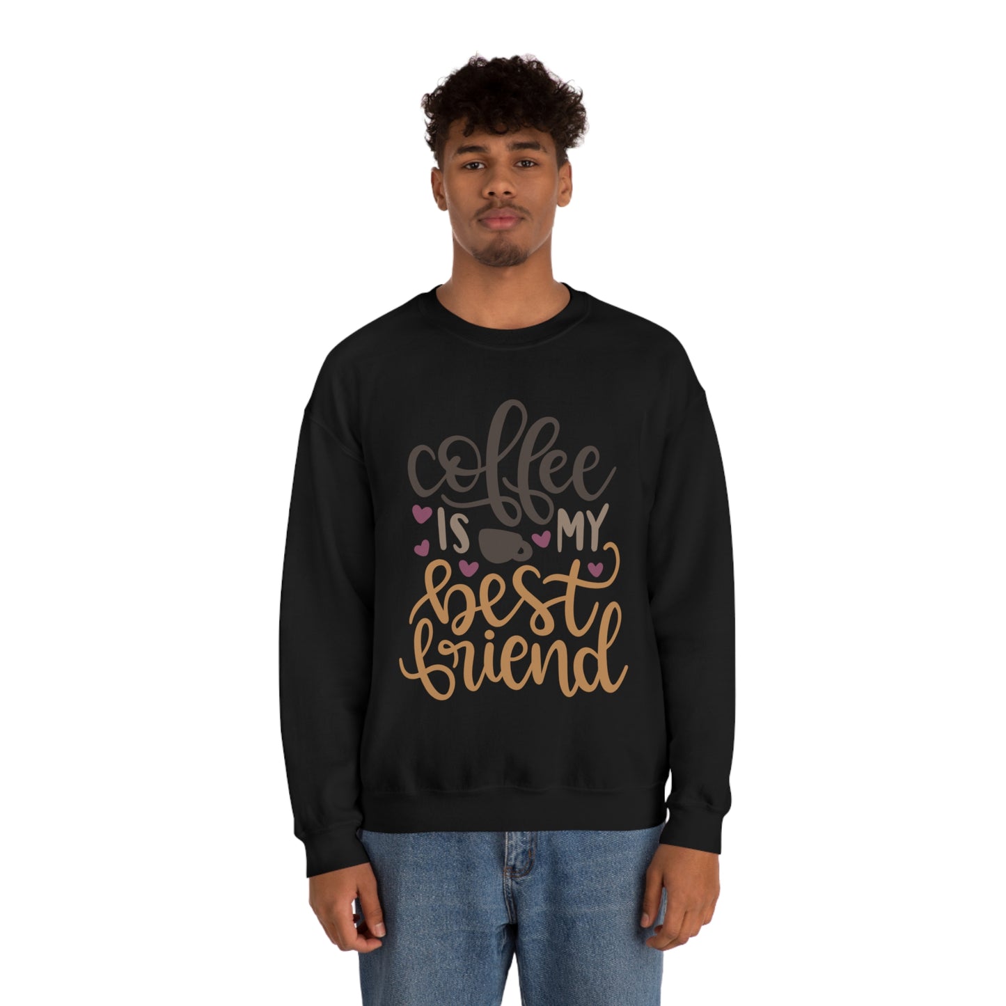 Coffee_is_my_best_friend Crewneck Sweatshirt