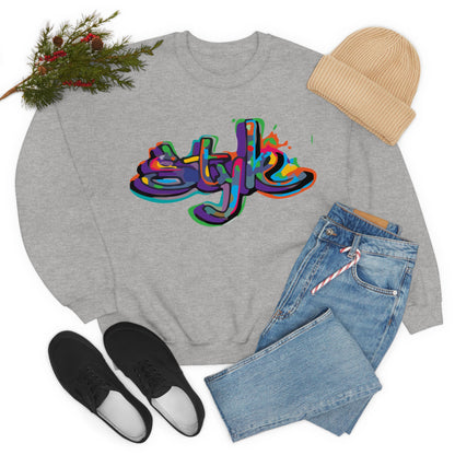 Graffiti style in colors Crewneck Sweatshirt