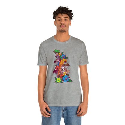 Parrot Jungle Floral T-Shirt