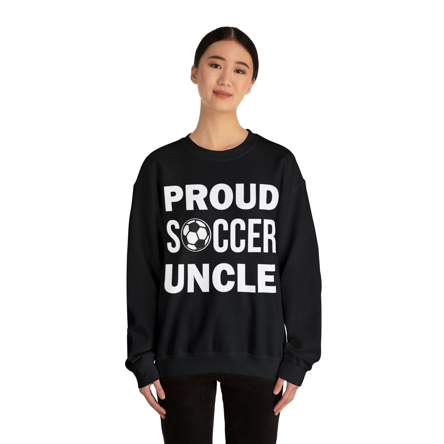 Proud soccer uncle Crewneck Sweatshirt