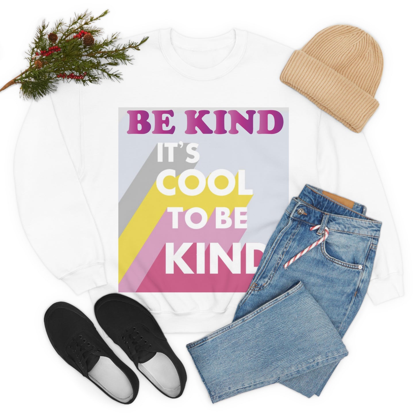 It's Cool to Be Kind Crewneck Sweatshirt