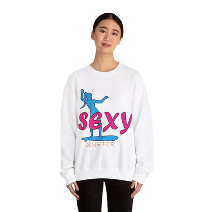 Sexy Surfer Crewneck Sweatshirt