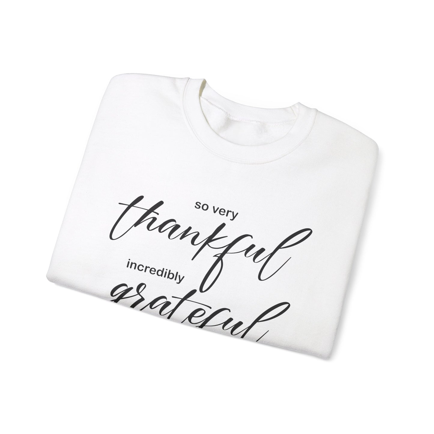 Thankful-Grateful-blessed Crewneck Sweatshirt