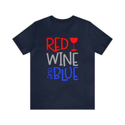 Red Wine Blue T-Shirt