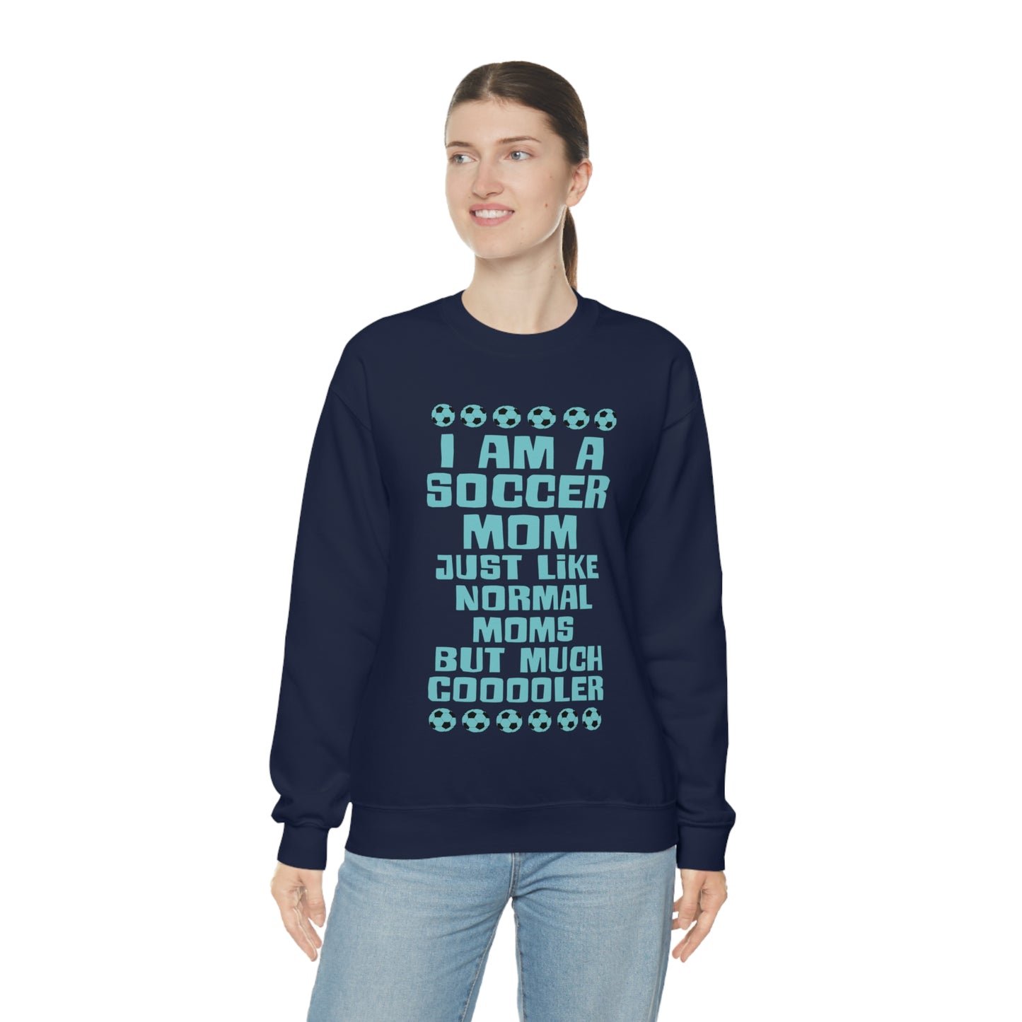 Cooler soccer mom Crewneck Sweatshirt