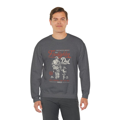 Firefighter Dad Crewneck Sweatshirt