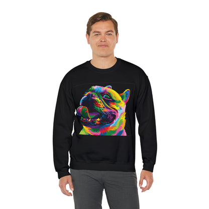 Colorful Dog Crewneck Sweatshirt