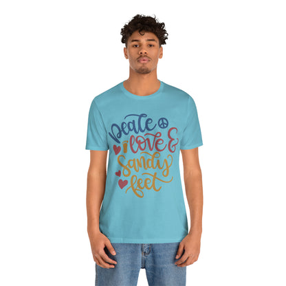 Peace_love_and_sandy_feet T-Shirt