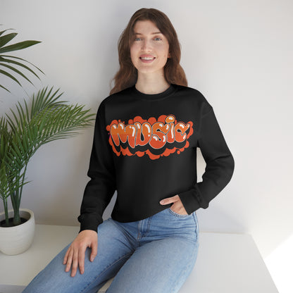 Music graffiti Crewneck Sweatshirt