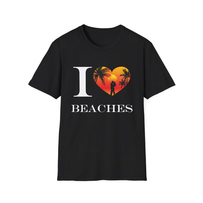 I Love Beaches T-Shirt