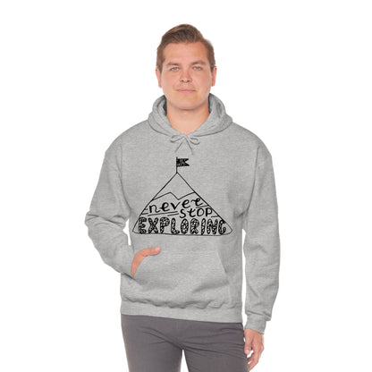 Never stop exploring Hoodie