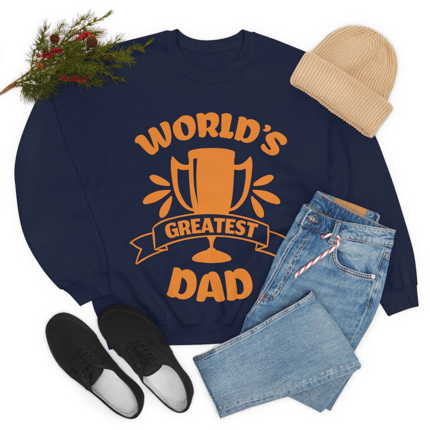 World Greatest Dad Crewneck Sweatshirt