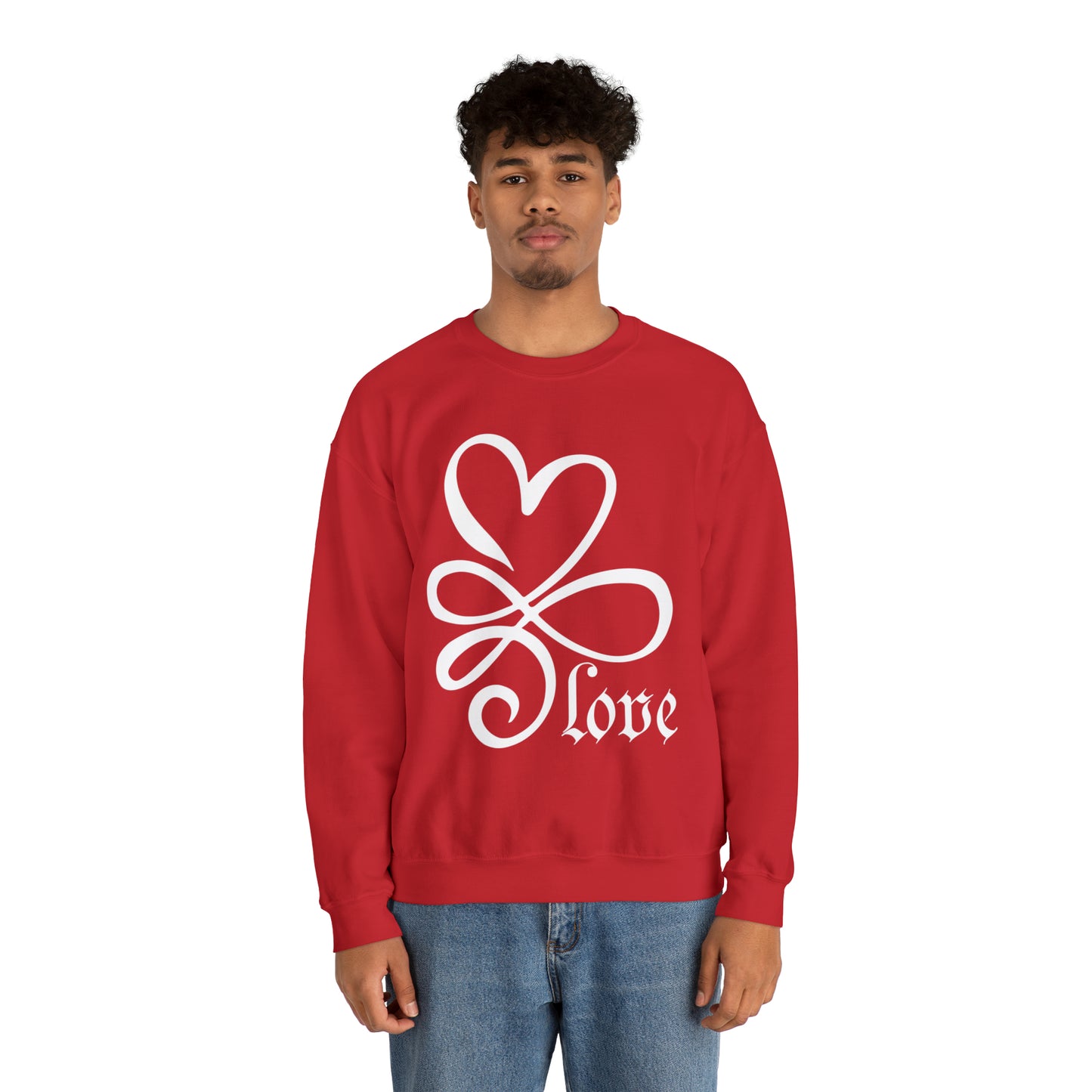 Infinity Heart Crewneck Sweatshirt