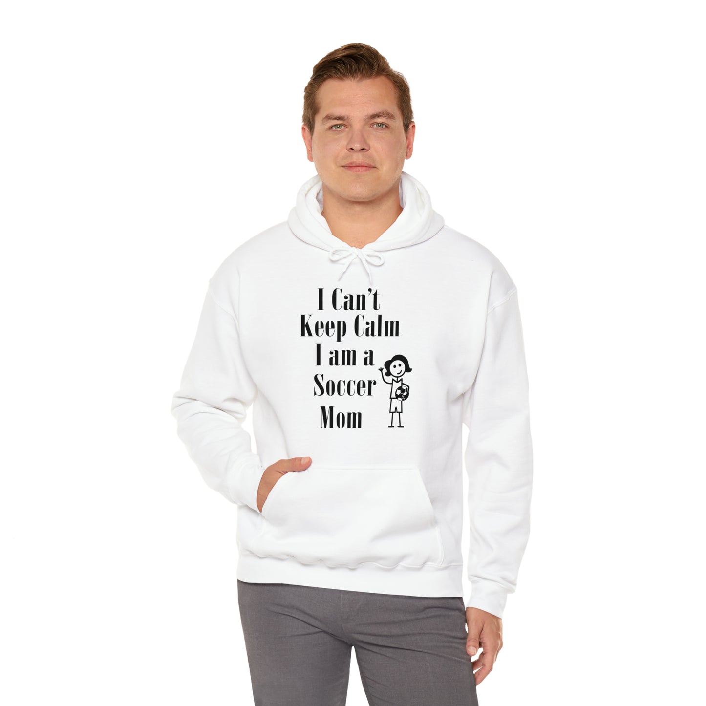 I can't keep calm I'm a soccer mom Hoodie