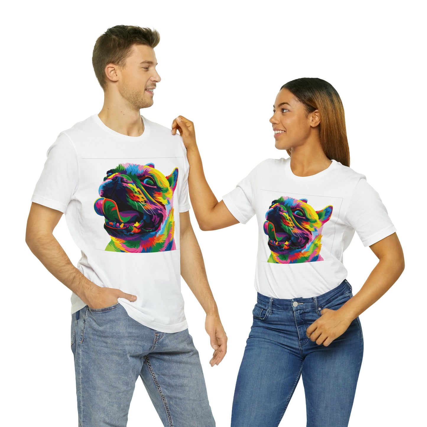 Colorful Dog T-Shirt