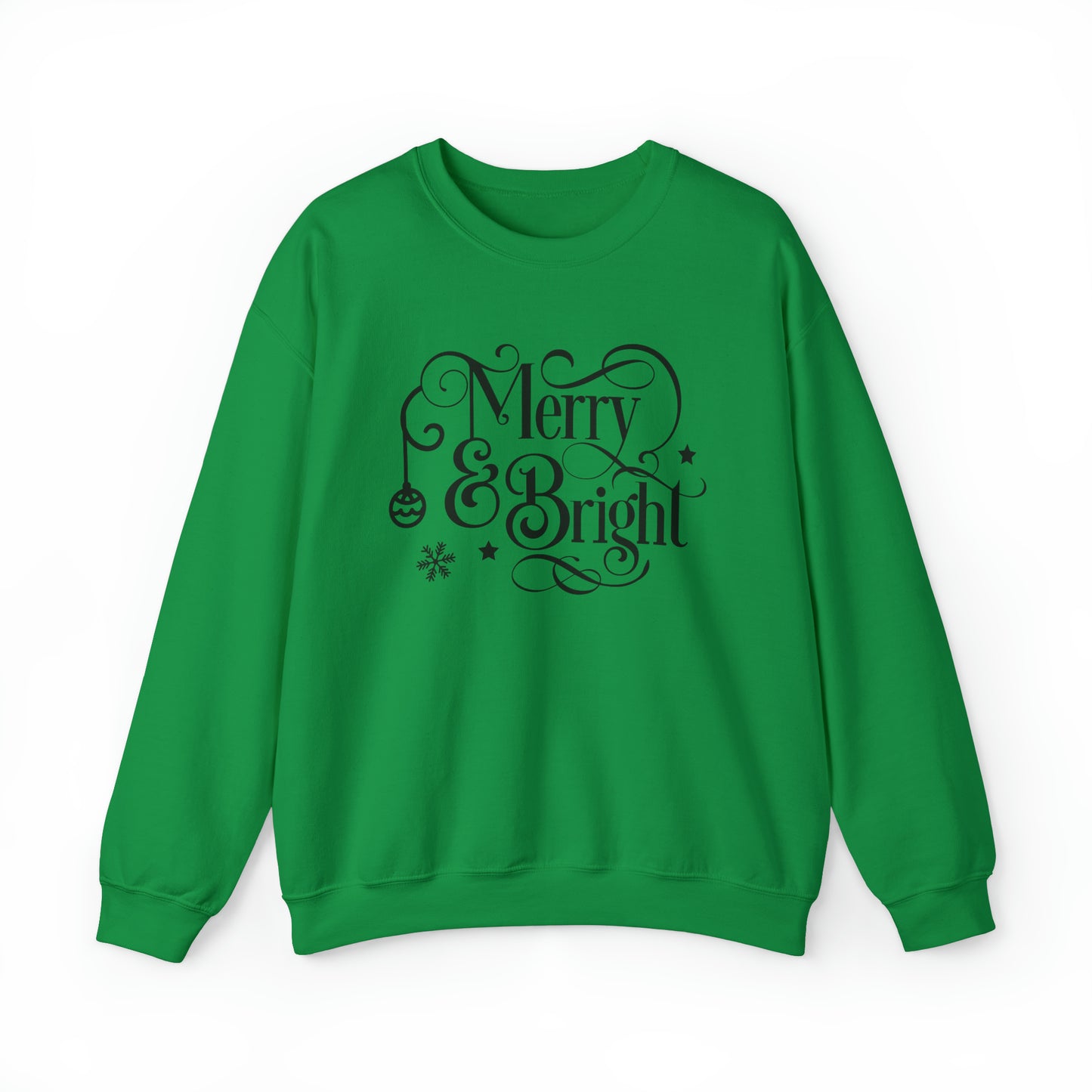 Merry and Bright Christmas Crewneck Sweatshirt