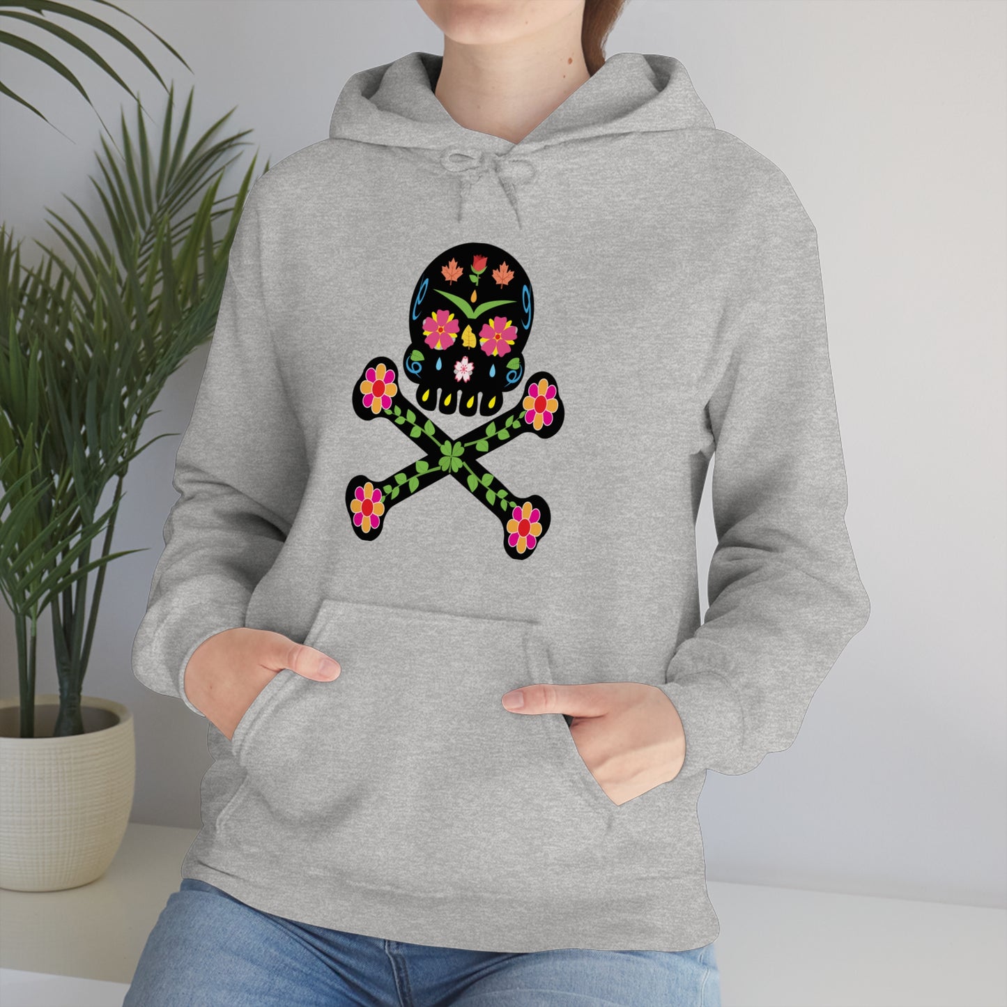 Day of the Dead Skull Hoodie