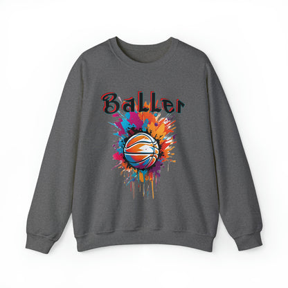 Basketball Baller Crewneck Sweatshirt