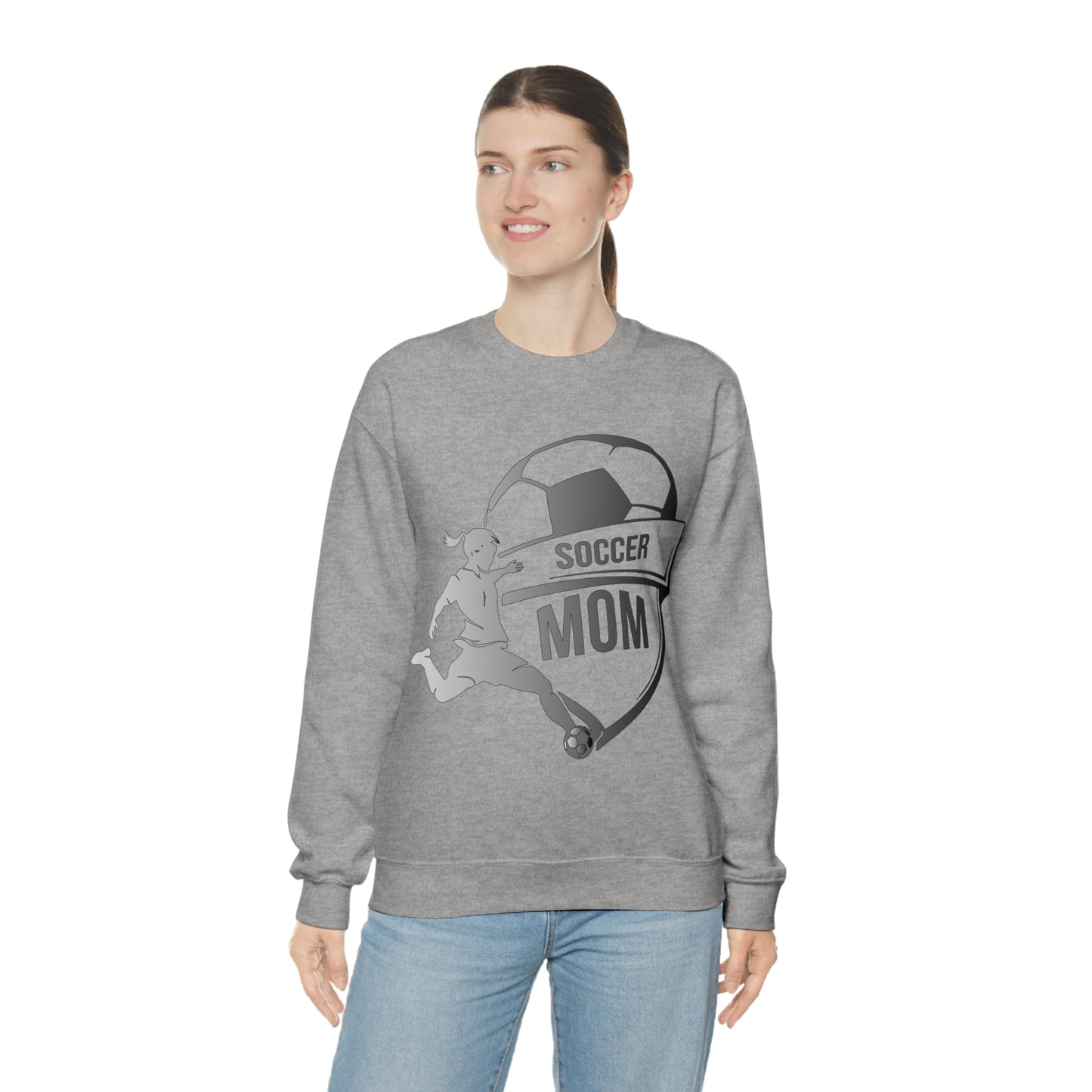 Mom soccer Crewneck Sweatshirt