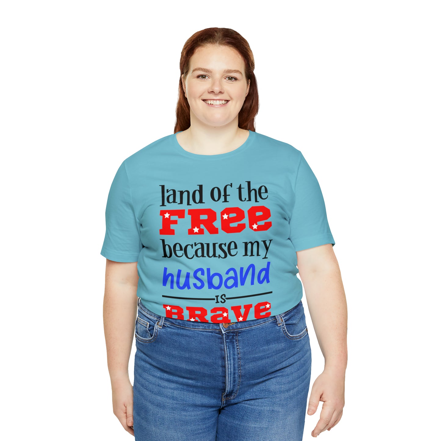 U.S.A the Land of the free Husband T-Shirt