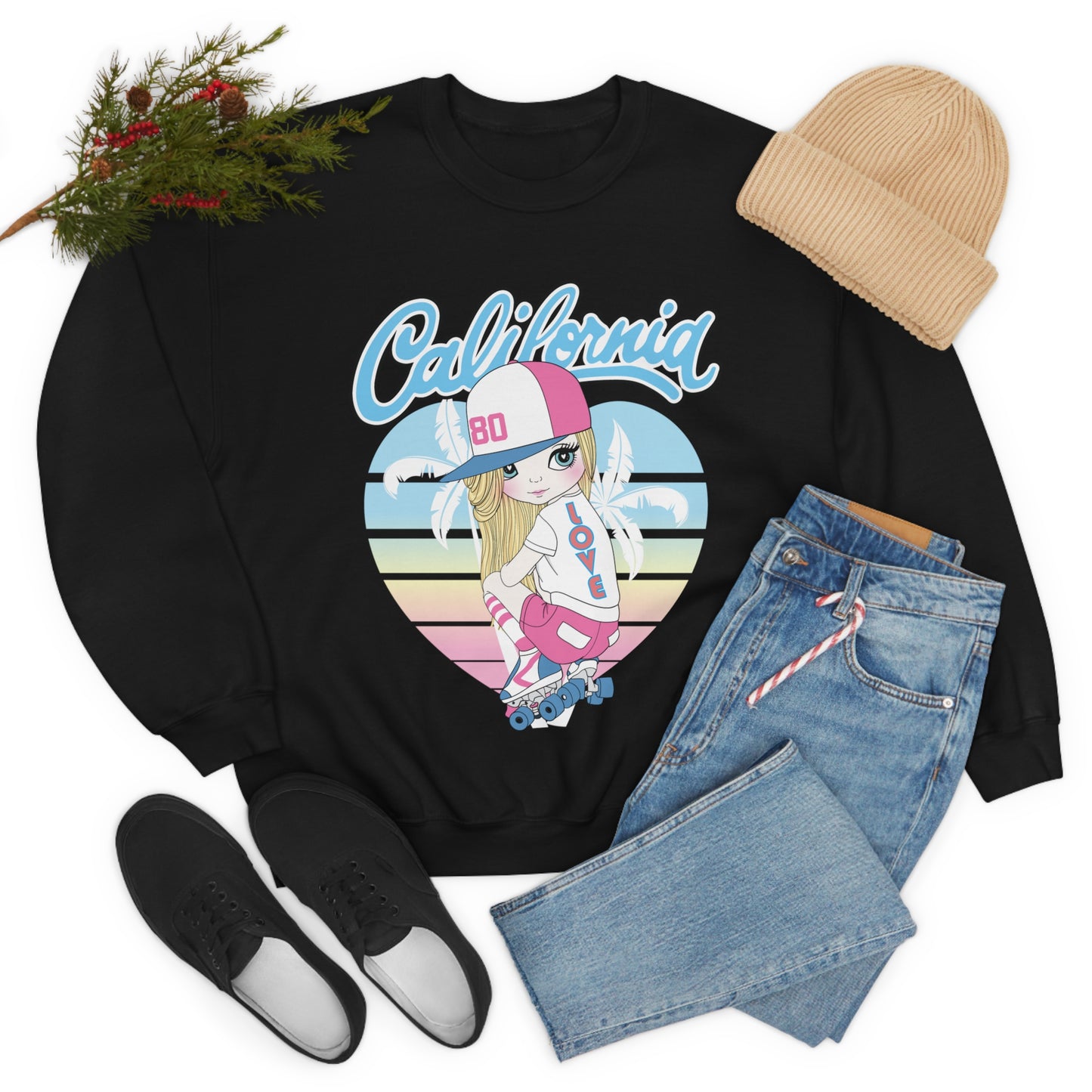 Love for California Crewneck Sweatshirt