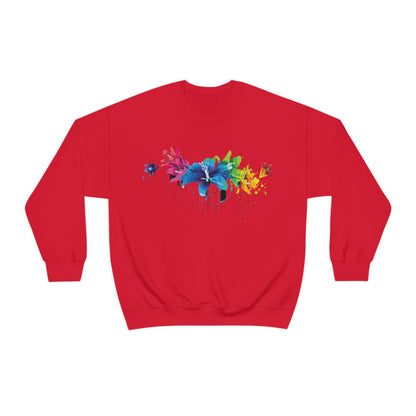 Beautiful colorful flowers Crewneck Sweatshirt