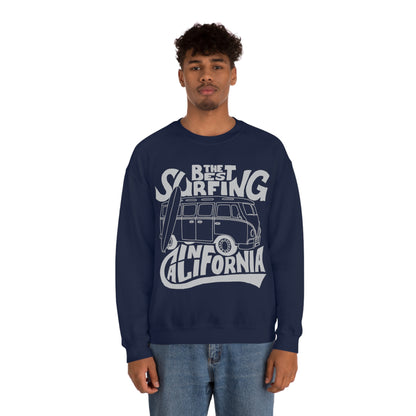 California Best Surfing Crewneck Sweatshirt