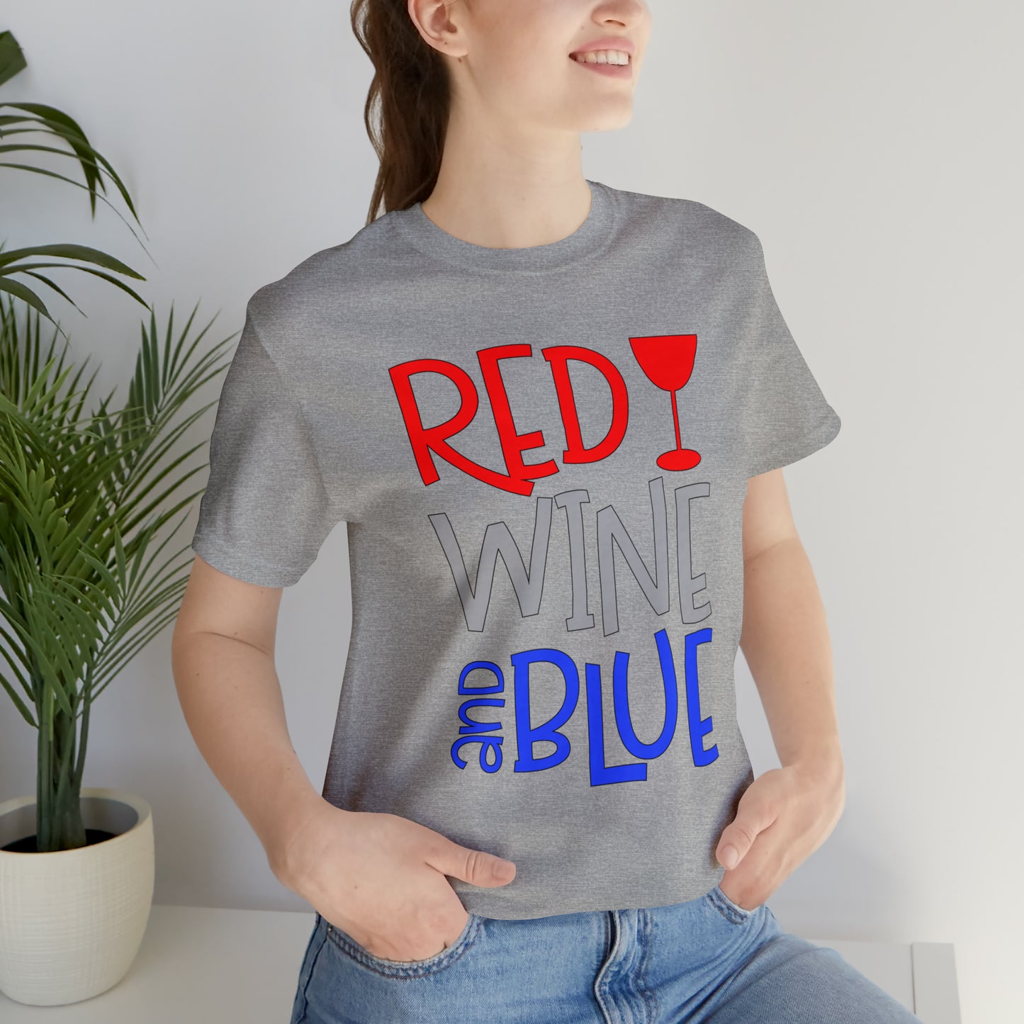 Red Wine Blue T-Shirt