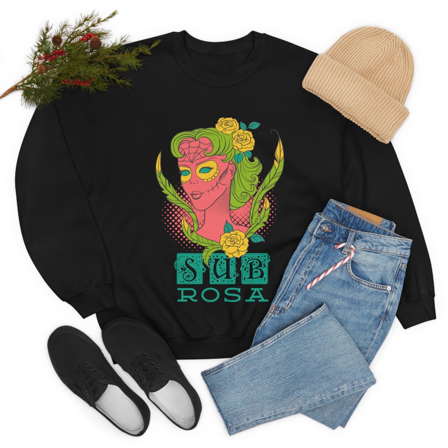 SUB Beautiful Rosa Crewneck Sweatshirt