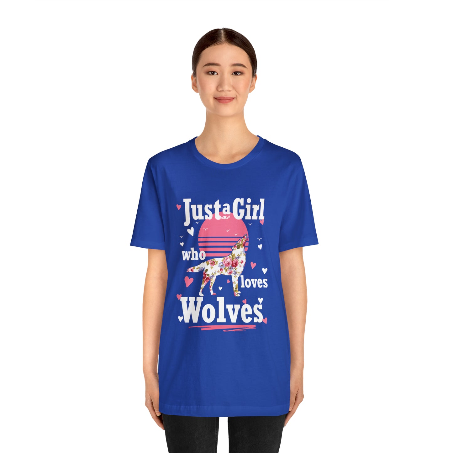 Just A Girl Who Loves Wolves T-Shirt