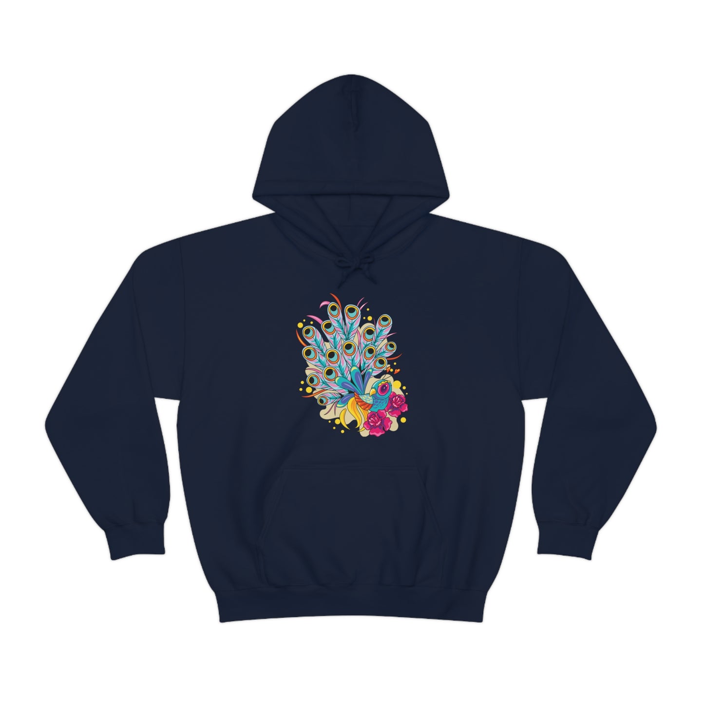 Colorful Peacock Hoodie