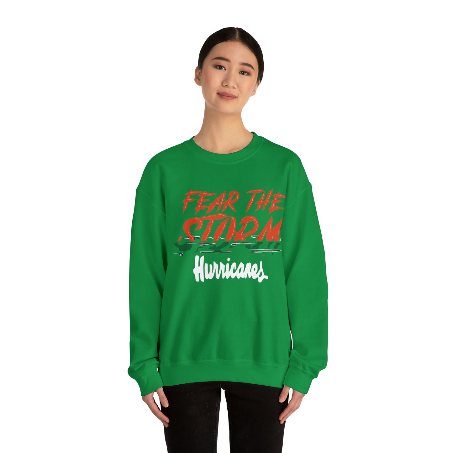 Fear the storm Hurricanes Crewneck Sweatshirt