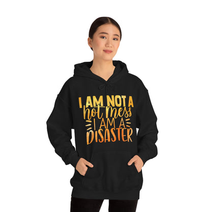 I Am Not A Hot Mess I Am A Disaster Hoodie