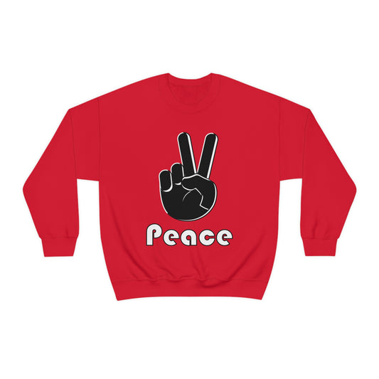 Peace Hand Crewneck Sweatshirt