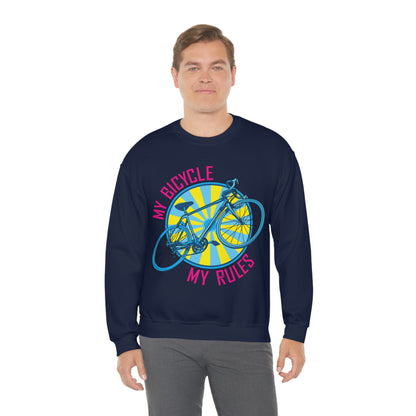 My bicycle_My rules Crewneck Sweatshirt