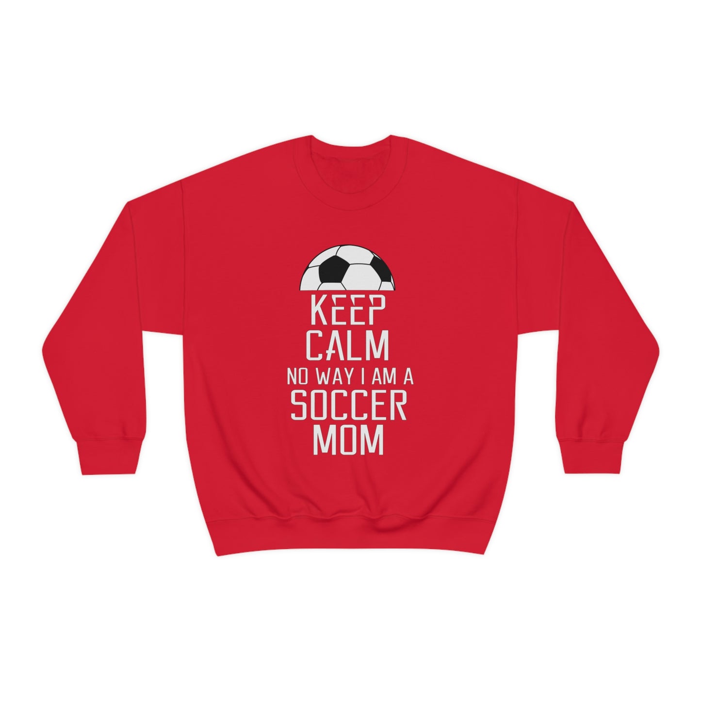 Keep calm soccer mom Crewneck Sweatshirt