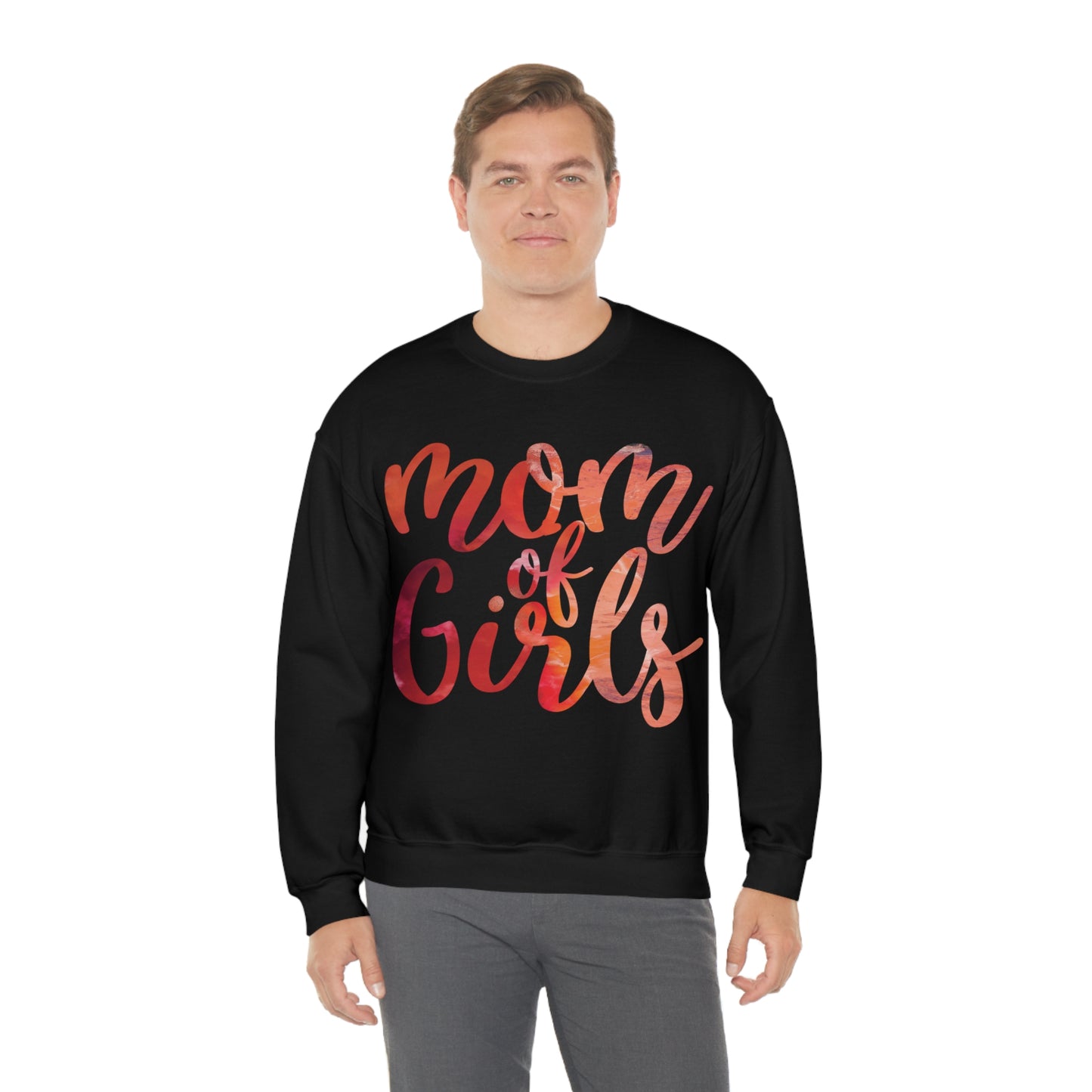 mom of girls Crewneck Sweatshirt