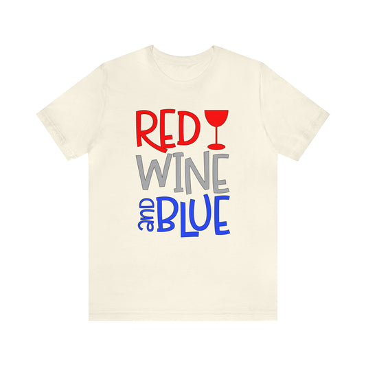 Red Wine Blue T-Shirt