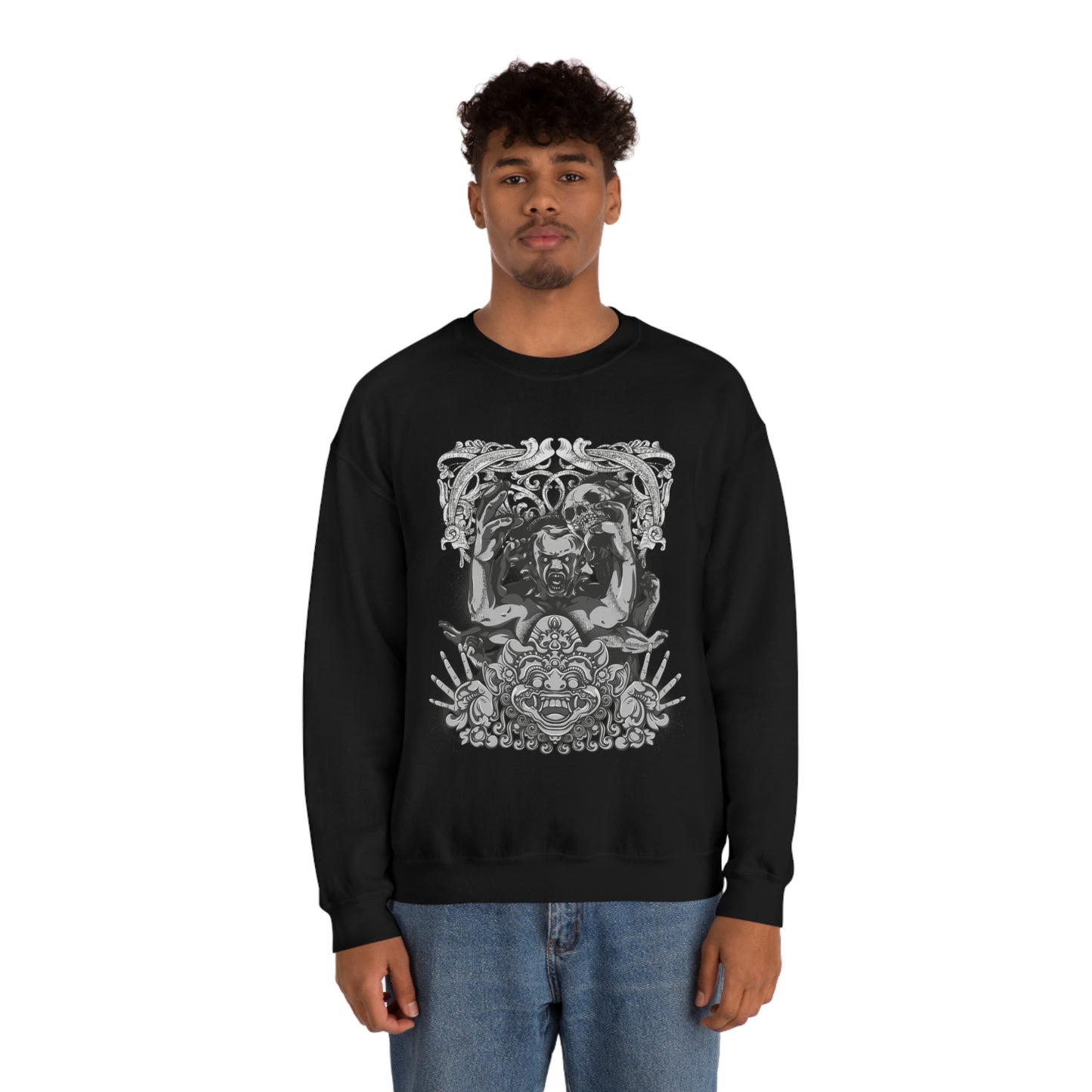 Dark Side Behind The Mask Crewneck Sweatshirt